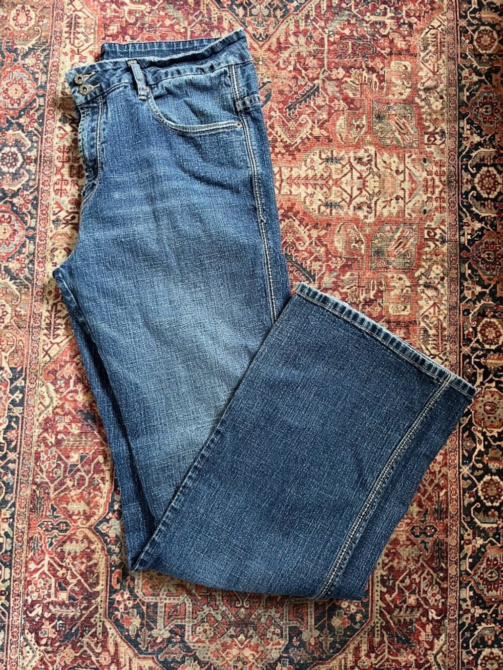 Vintage Buffalo David Bitton Double Button Bootcut Jeans Size 36 (Measures 31)